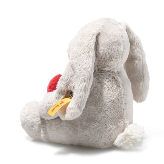 Steiff Steiff | Hoppie Rabbit Love 16cm Light Grey