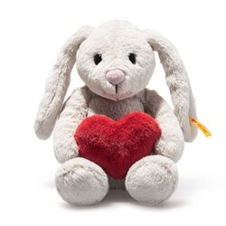 Steiff | Hoppie Rabbit Love 16 cm Light Grey