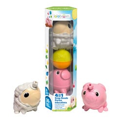 Lalaboom |  Set Dieren Schaap En Varken 6 Stuks