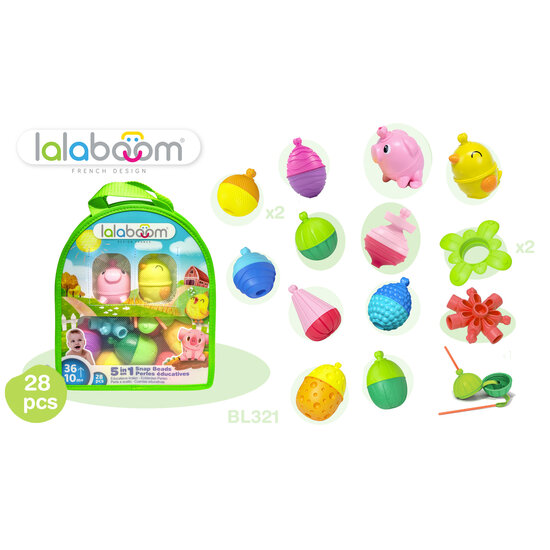 Lalaboom Lalaboom | Farm Beads 28 Pieces