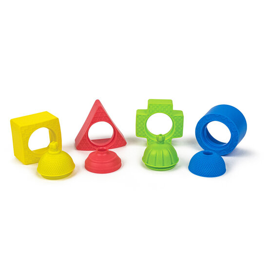 Lalaboom Lalaboom | Shapes and Educational Beads, 12 Pieces