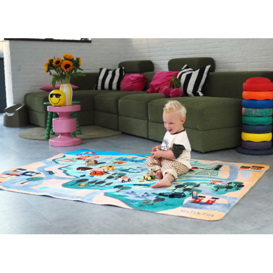 Mats & Joy Mats & Joy | Spielteppich Belgien Fleece 130 x 180 cm
