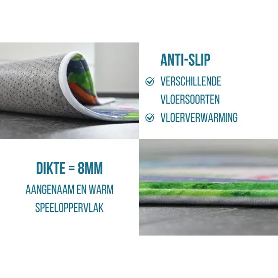 Mats & Joy Mats & Joy | Speeltapijt City Fleece 130x180cm