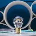 Legami Legami | Lamp Rainbow Table Lamp Incandescent Bulb
