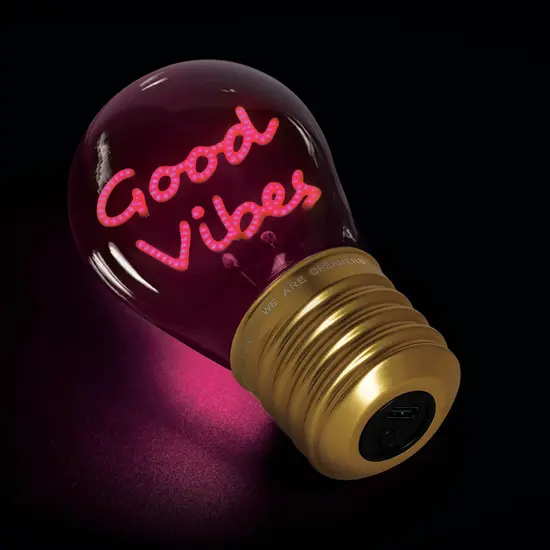 Legami Legami | Lamp Good Vibes Tafellamp Gloeilamp