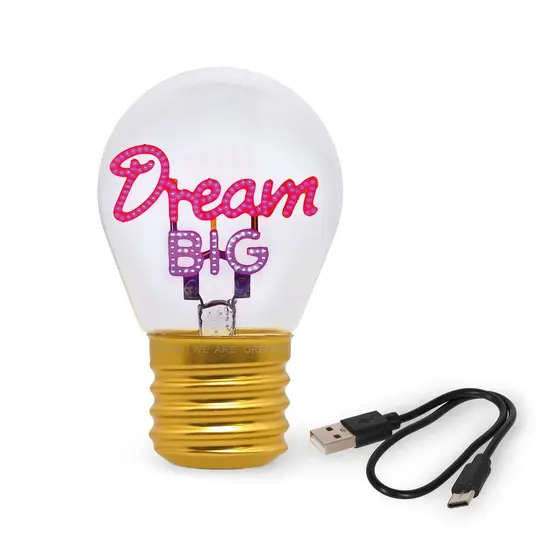 Legami Legami | Lampe Dream Big Tischlampe Glühlampe
