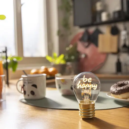 Legami Legami | Lampe Be Happy Tischlampe Glühlampe
