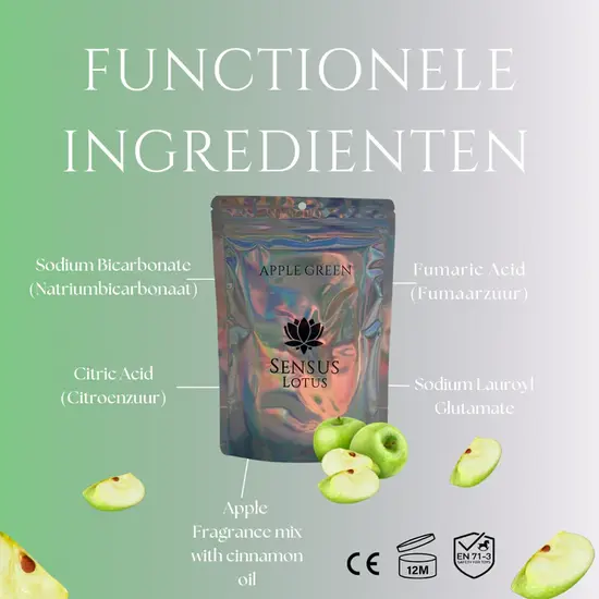 Sensus Lotus Sensus Lotus | Poudre de bain vert pomme 60 g