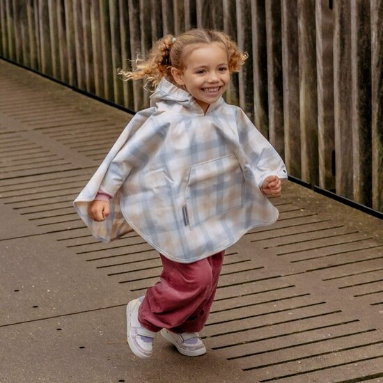 Aeromoov Aeromoov | Poncho Rain Checker Grey Cream