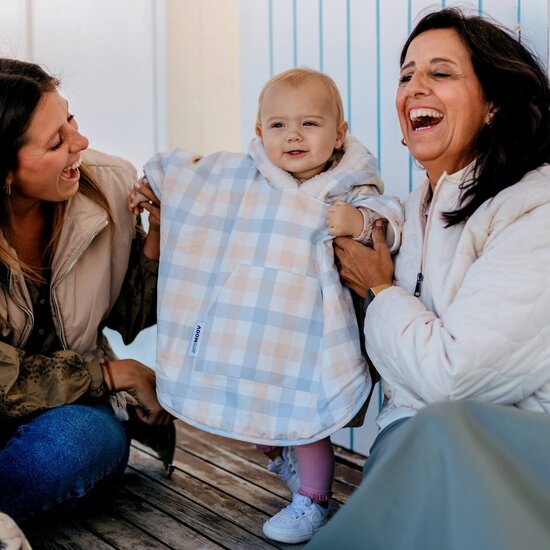 Aeromoov Aeromoov | Poncho Winter Checker Grey Cream