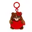 Legami Legami | Teddy Plush Key Ring - Tiny Super Soft!