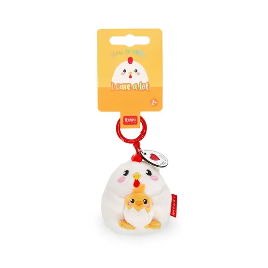 Legami Legami | Hen Plush Key Ring - Tiny Super Soft!