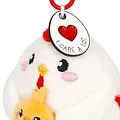 Legami Legami | Hen Plush Key Ring - Tiny Super Soft!