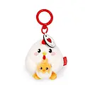 Legami Legami | Hen Plush Key Ring - Tiny Super Soft!
