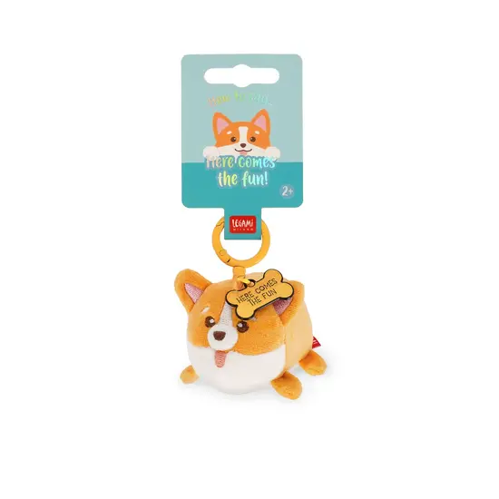 Legami Legami | Corgi Plush Key Ring - Tiny Super Soft!