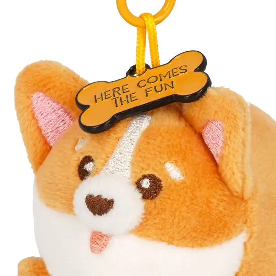 Legami Legami | Corgi Plush Key Ring - Tiny Super Soft!