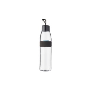 Mepal | Bouteille Ellipse Nordic Black Noir/Transparent 700 ml