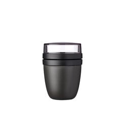 Mepal | Lunchpot Ellipse Nordic Black Kunststof Zwart 700 ml