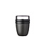 Mepal Mepal | Ellipse Nordic Black Plastic Lunch Pot, Black, 700 ml
