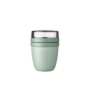 Mepal | Ellipse Nordic Sage Plastic Lunch Pot, Green, 700 ml
