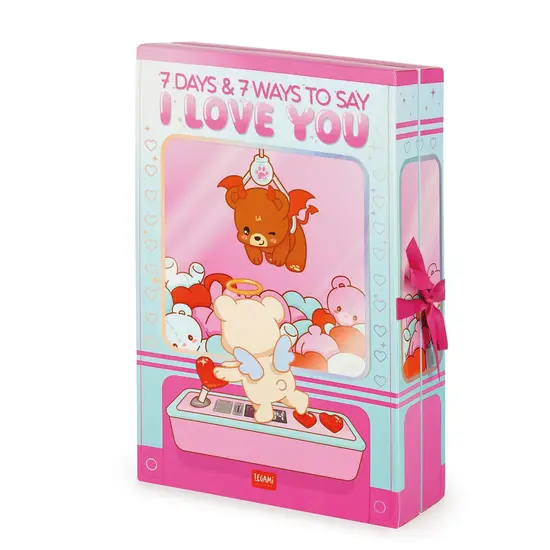 Legami Legami | Box with 7 Surprises  7 Days & 7 Ways to Say I Love You