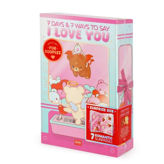 Legami Legami | Box with 7 Surprises  7 Days & 7 Ways to Say I Love You