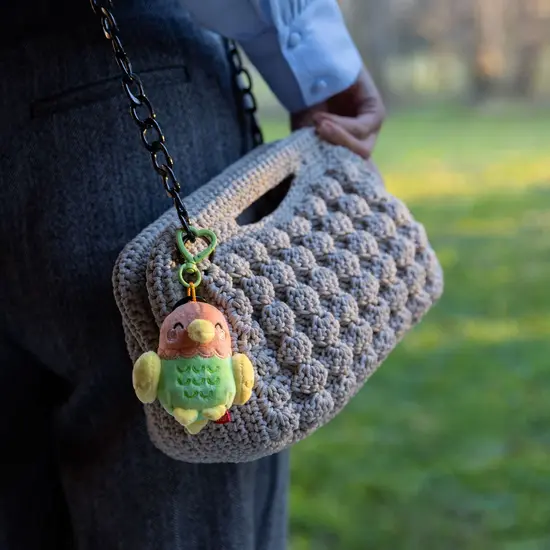 Legami Legami | 2 porte-clés avec une peluche - Ultra doux ! - Tiny