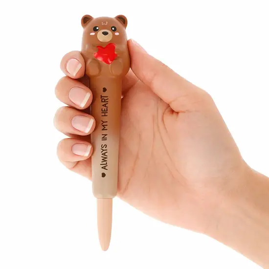 Legami Legami | Always In My Heart Teddy Bear Squishy Gel Pen - Squeezies