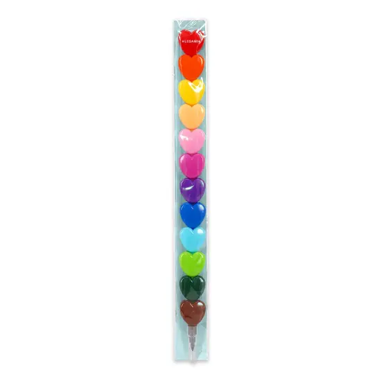 Legami Legami | 12 Stackable Crayons - Dream in Colour