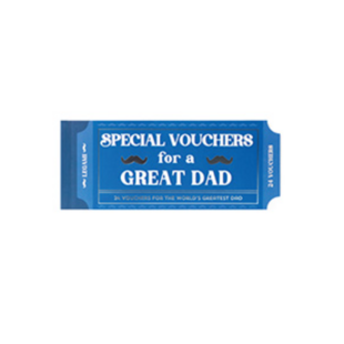 Legami | Gift Book Of 24 Vouchers Dad