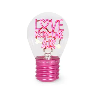 Legami | Decorative Lightbulb-Shaped Table Lamp - Love is in the Air - Bulb Fiction