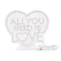 Legami Legami | Neon Effect Led Lamp - All You Need is Love - It's a Sign