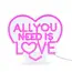 Legami Legami | Neon Effect Led Lamp - All You Need is Love - It's a Sign