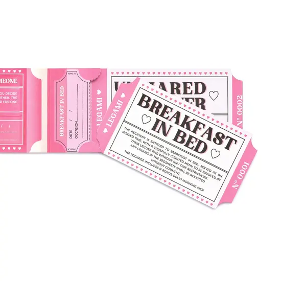 Legami Legami | Boek Met 24 Romantische Vouchers - Cadeaubonnen