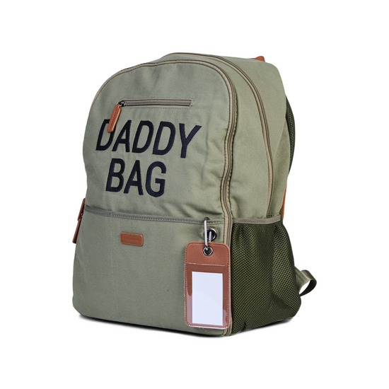 Childwood - Childhome Childhome | Verzorgingstas Backpack Daddy Bag Canvas Kaki +luiermat