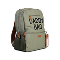 Childwood - Childhome Childhome | Wickeltasche Rucksack Daddy Bag Canvas Khaki + Wickelunterlage