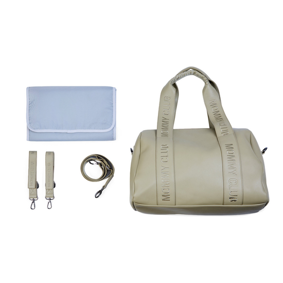 Childwood - Childhome Childhome | Sac à langer Mommy Club Vert tendre Simili cuir