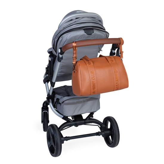 Childwood - Childhome Childhome | Mommy Club Brown Simili Leather Nappy Bag