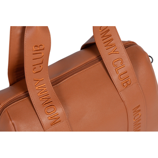 Childwood - Childhome Childhome | Mommy Club Brown Simili Leather Nappy Bag