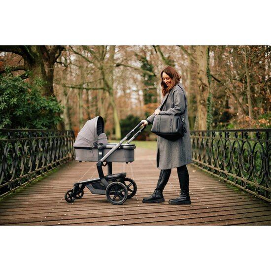 Childwood - Childhome Childhome | Mommy Club Black Simili Leather Changing Bag