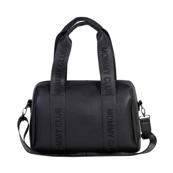 Childwood - Childhome Childhome | Sac à langer Mommy Club Noir Simili Cuir