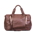 Childwood - Childhome Childhome | Sac à langer Mommy Bag Signature Simili Cuir Marron Foncé