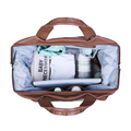 Childwood - Childhome Childhome | Wickeltasche Mommy Bag Signature Kunstleder Dunkelbraun