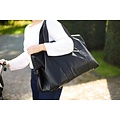 Childwood - Childhome Childhome | Sac à langer Mommy Bag Signature Simili Cuir Noir