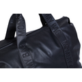 Childwood - Childhome Childhome | Sac à langer Mommy Bag Signature Simili Cuir Noir