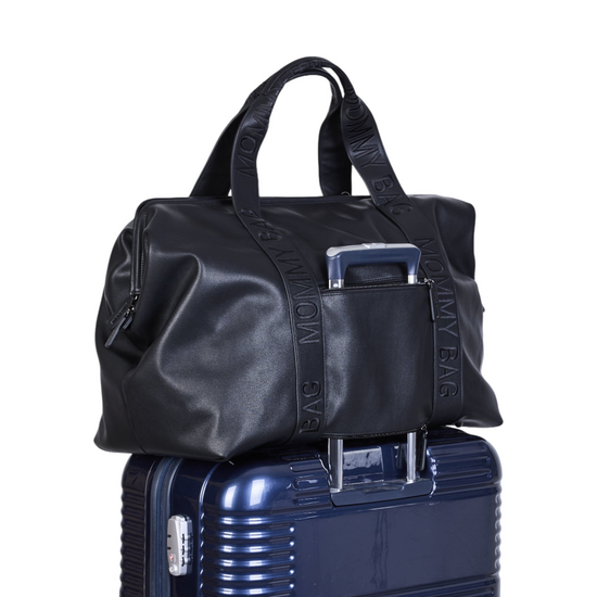 Childwood - Childhome Childhome | Wickeltasche Mommy Bag Signature Kunstleder Schwarz