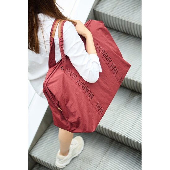 Childwood - Childhome Childhome | Wickeltasche Mommy Bag Signature Urban Bordeaux