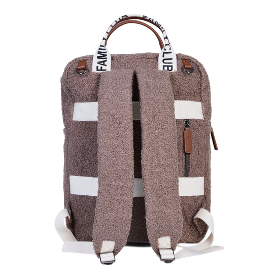 Childwood - Childhome Childhome | Wickeltasche Family Club Rucksack Signature Teddy Soft Brown