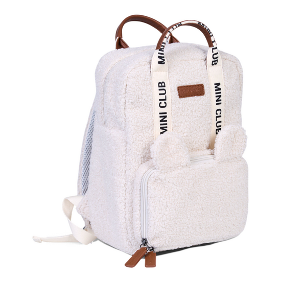 Childwood - Childhome Childhome | Rucksack Mini Club Signature Teddy Ecru