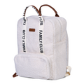 Childwood - Childhome Childhome | Sac à langer Family Club Sac à dos Signature Teddy Écru